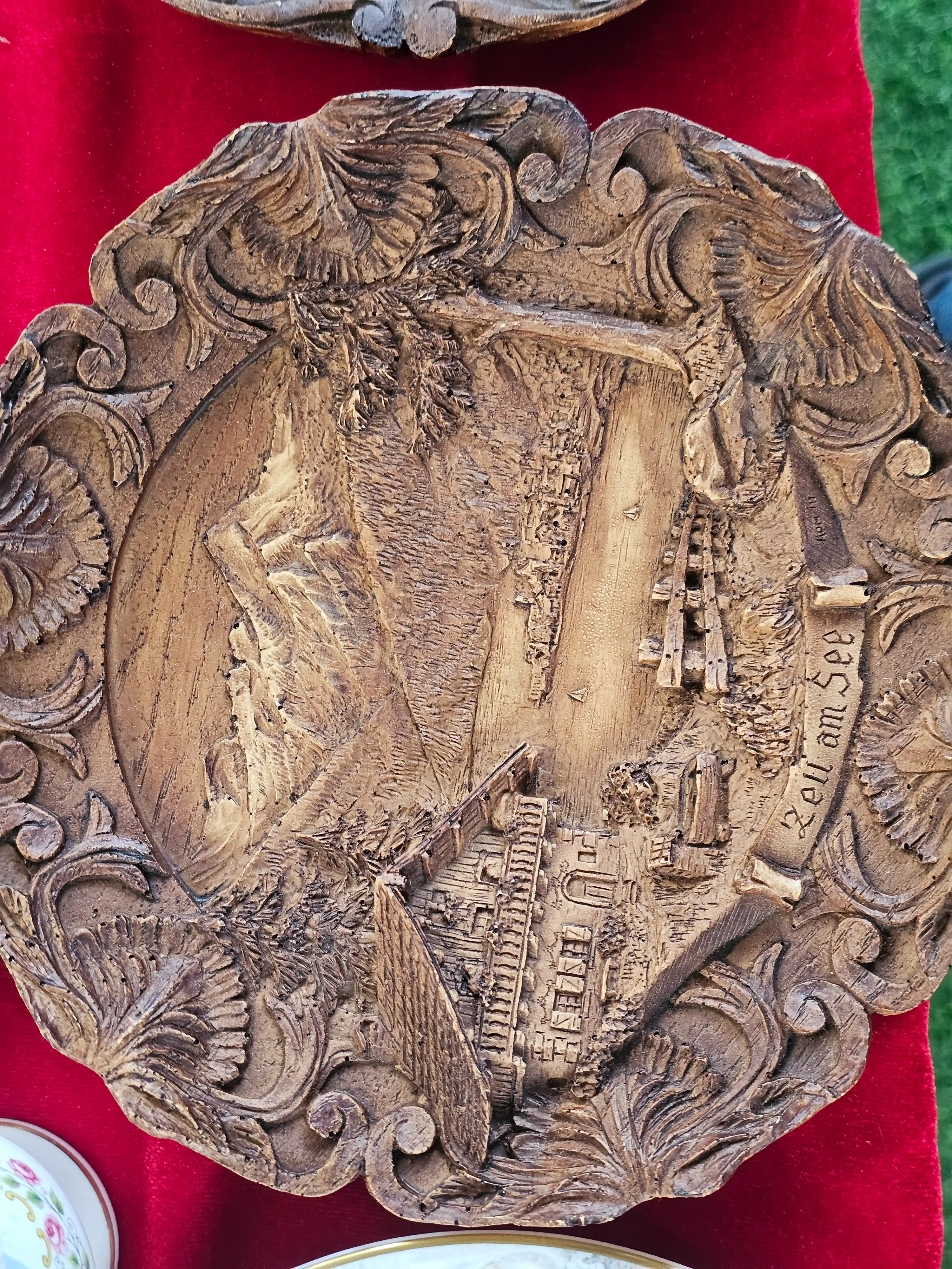 Carved Wall Plate, Zell am See