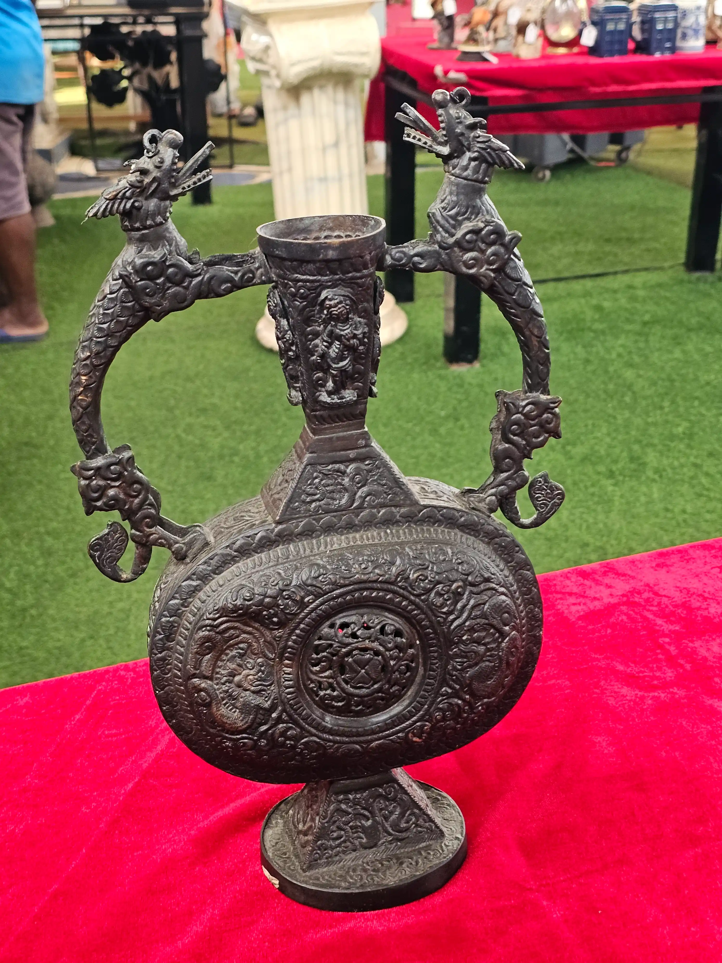 Dragon-Handled Metal Ewer — photo 2