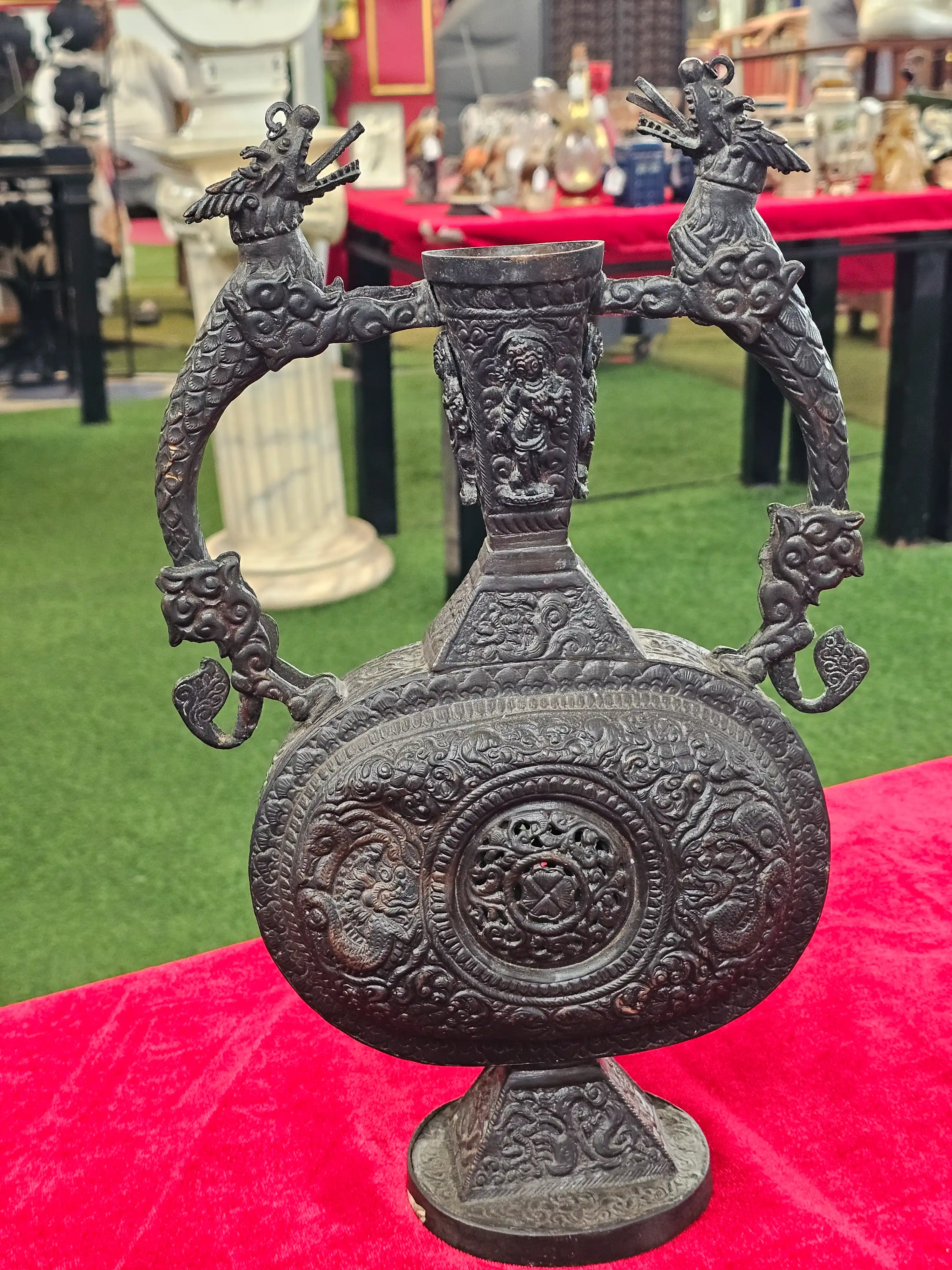 Dragon-Handled Metal Ewer — photo 3