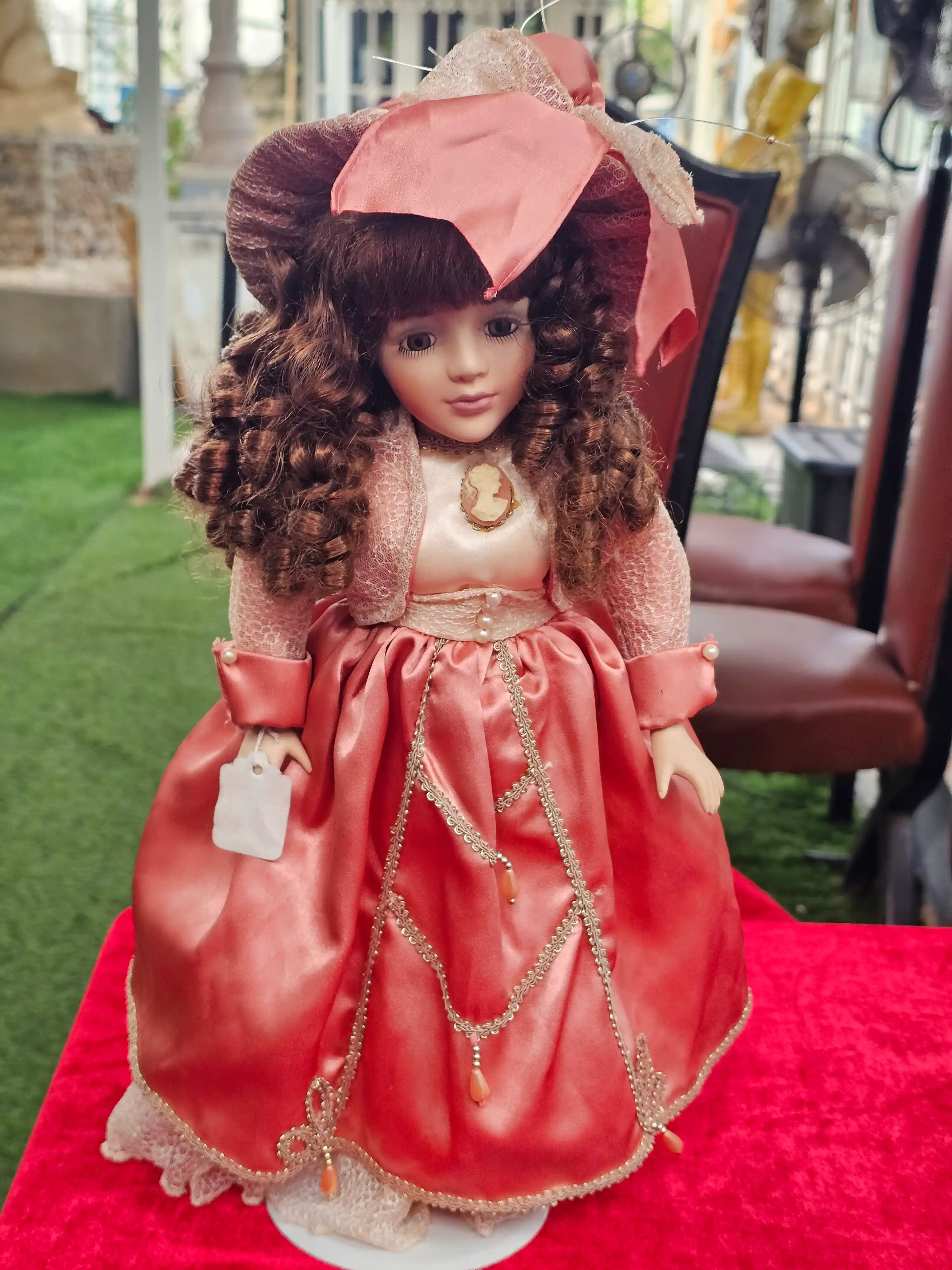 Porcelain Doll in Rose Gown — photo 2