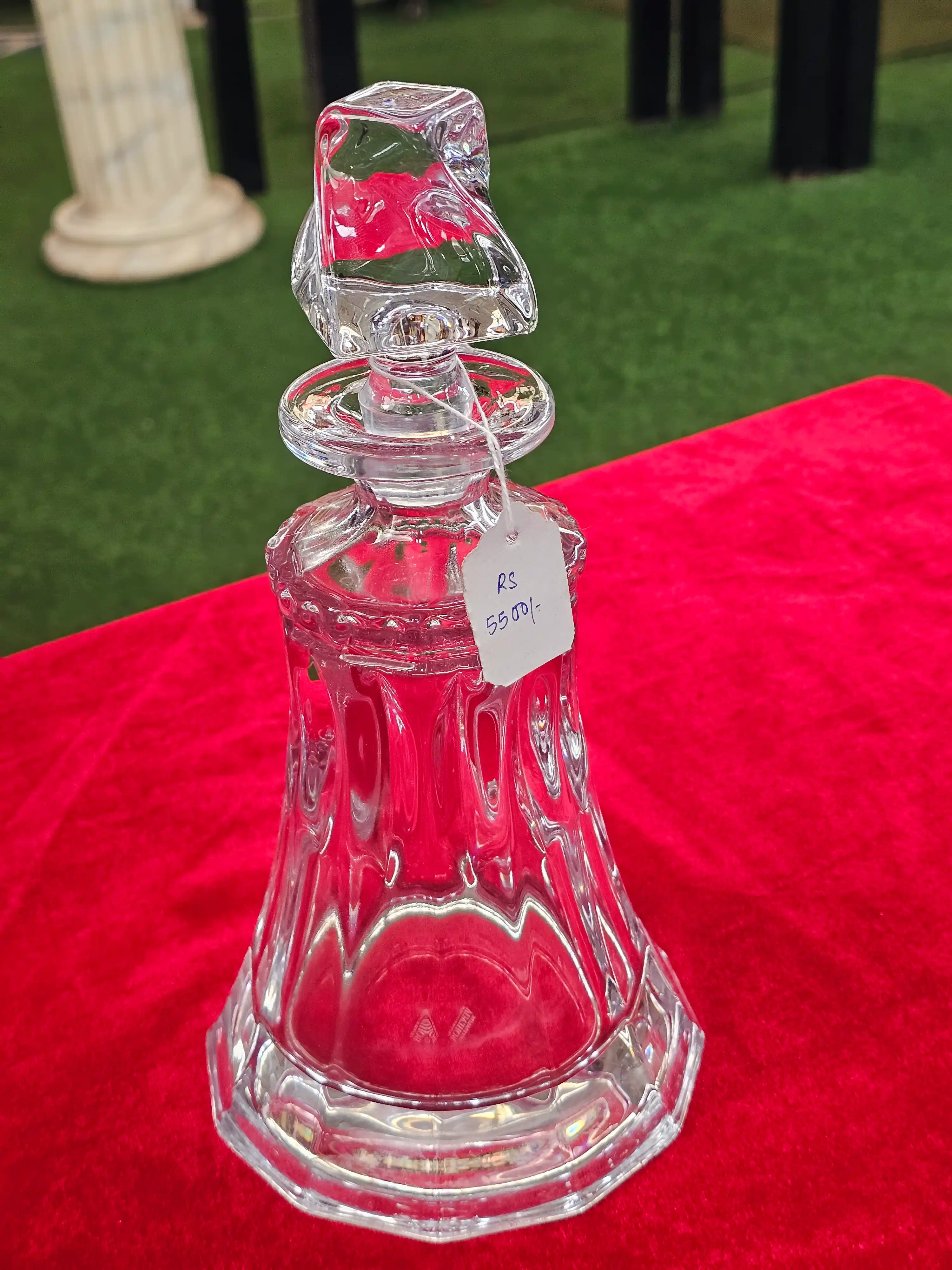 Draped-Form Crystal Decanter — photo 4
