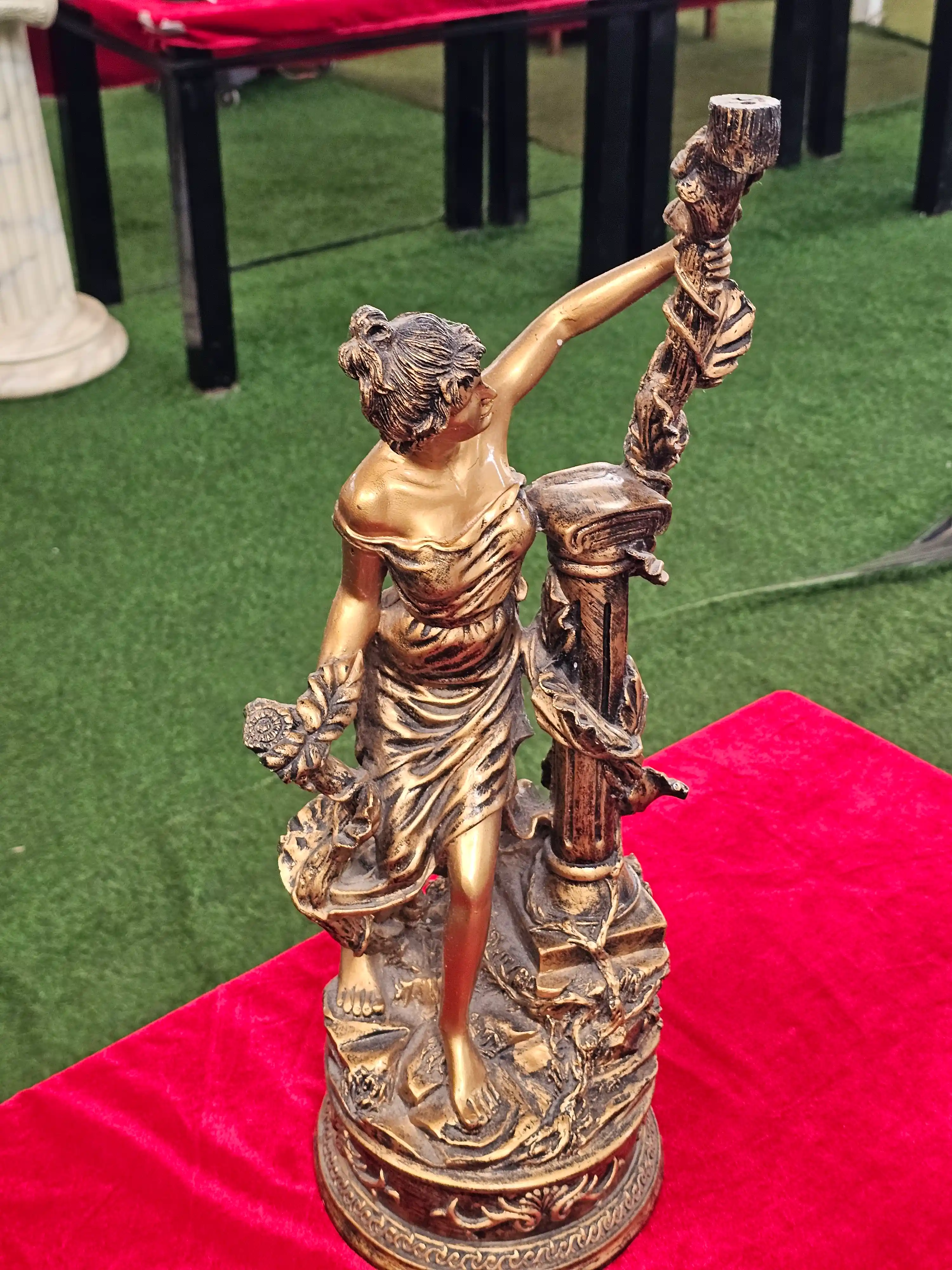 Gilded Figural Lamp Base — photo 4