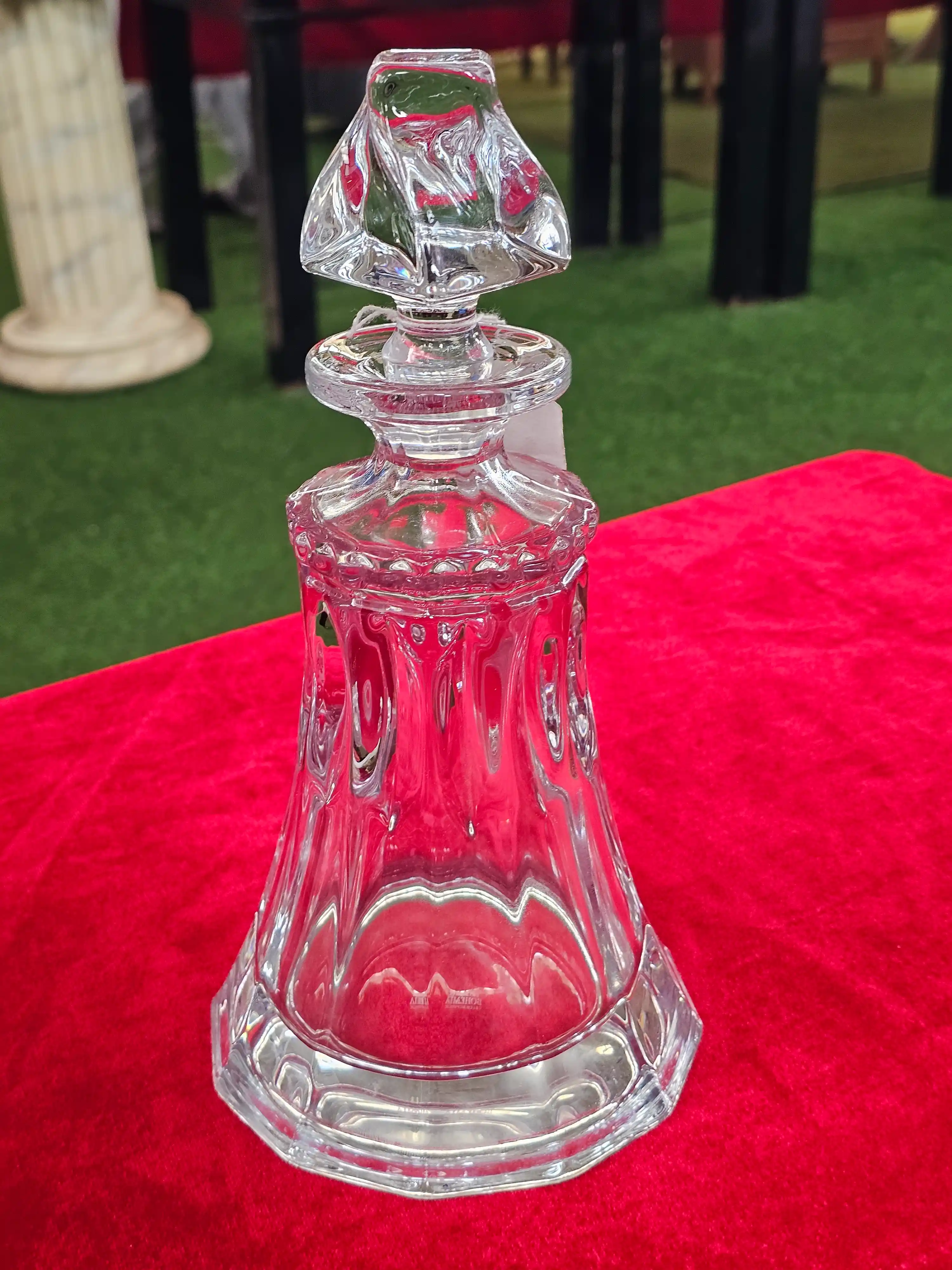 Draped-Form Crystal Decanter
