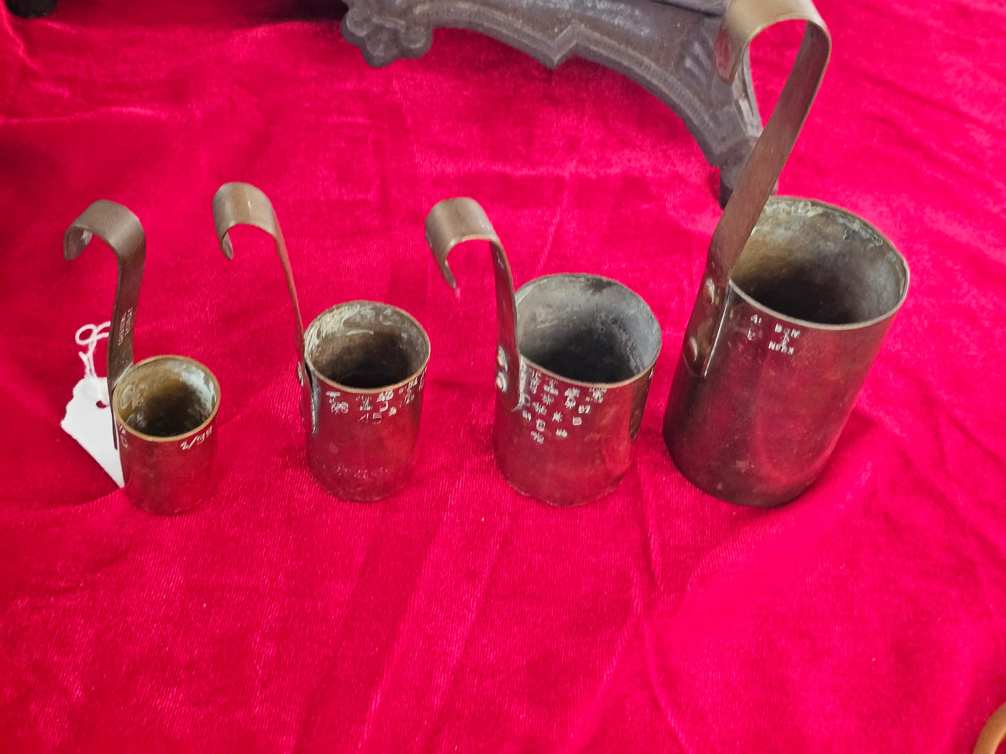 Brass Measuring Measures, Set of Four