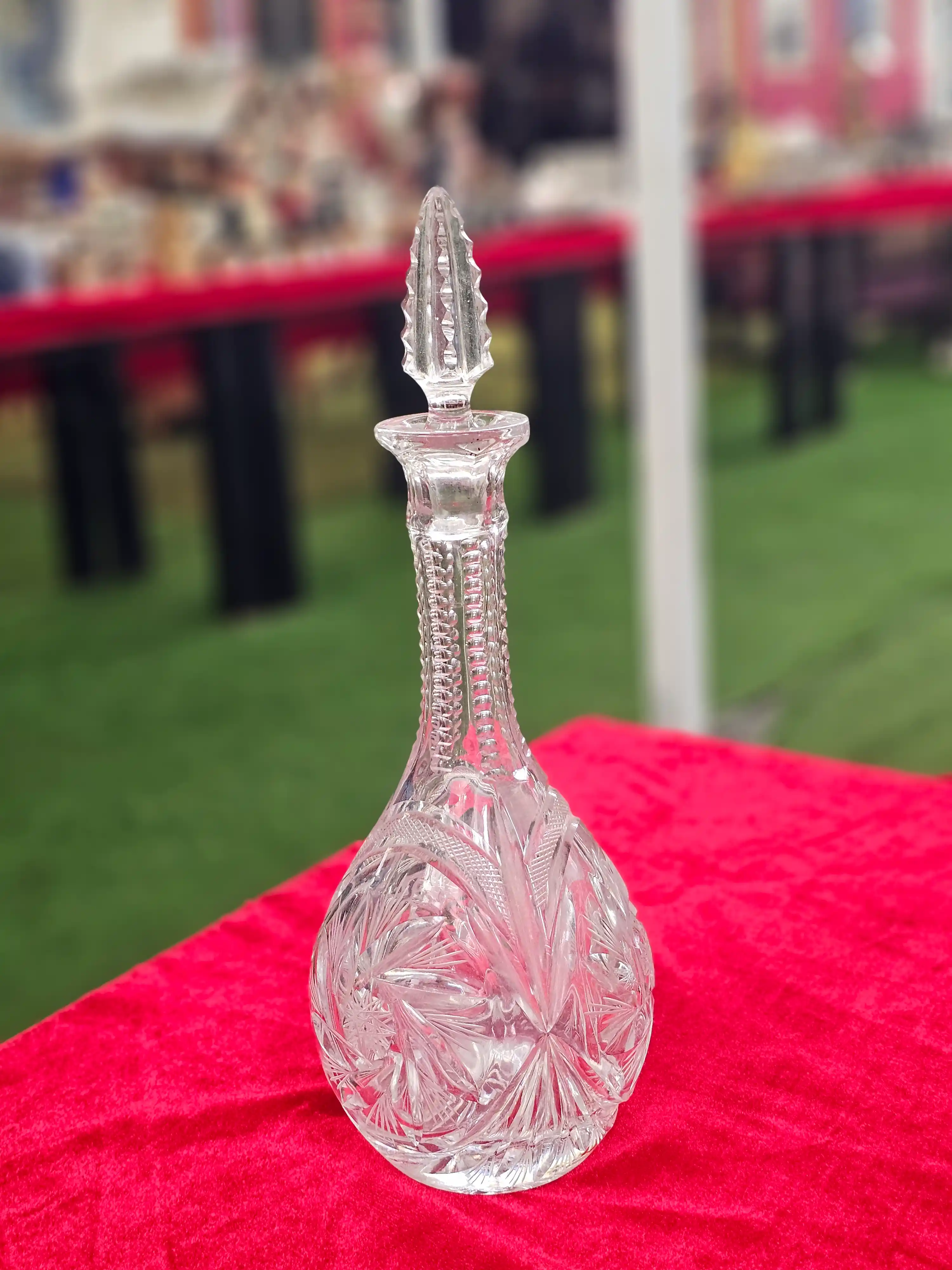 Cut Crystal Decanter with Spire Stopper — photo 3