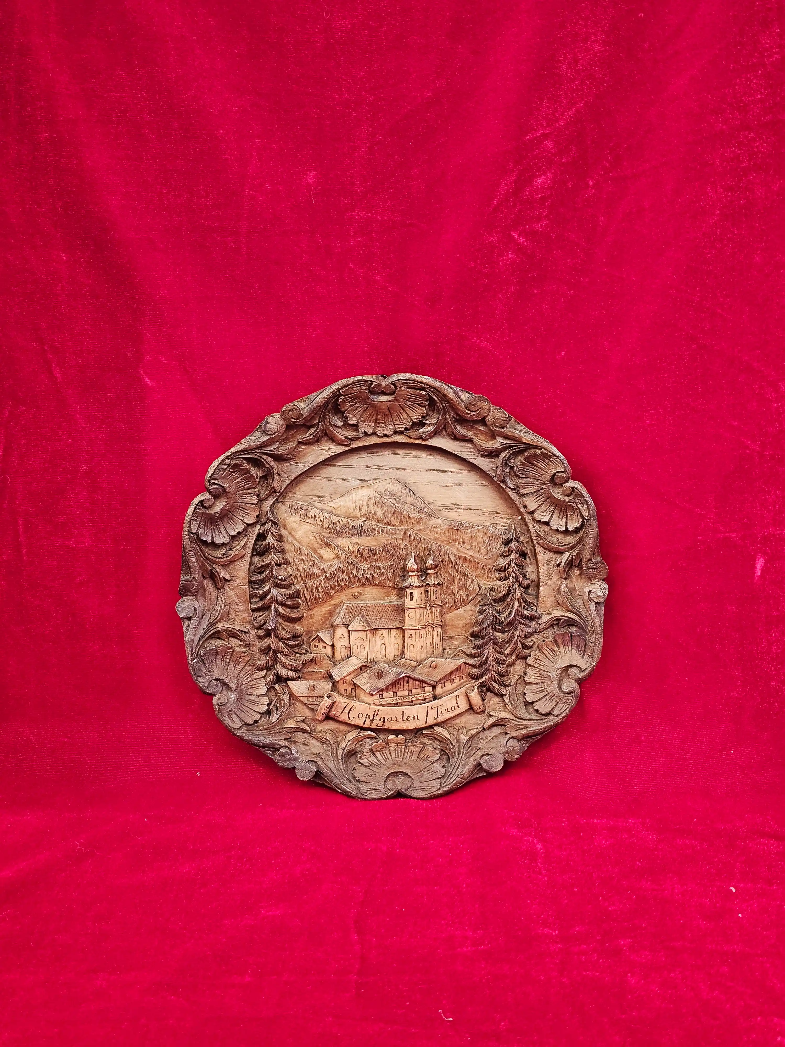Vintage Alpine Scenic Relief Wall Plaques - Set of 6 — photo 4